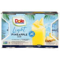 Dole Juice Drink, Pineapple, Light, 6 Each