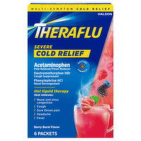 Theraflu Cold Relief, Severe, Berry Burst Flavor - 6 Each