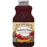 RW Knudsen 100% Juice,  Cranberry Nectar - 32 Ounce