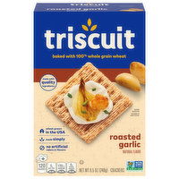 Triscuit Crackers, Roasted Garlic - 8.5 Ounce