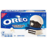 Oreo White Fudge Covered Sandwich Cookies - 8.5 Ounce