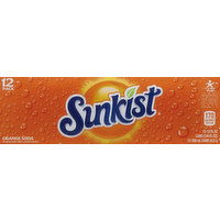 Sunkist Soda, Orange, 12 Pack - 12 Each