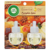 Air Wick Pumpkin Spice Fragrance Scented Oil Refills - 2 Each