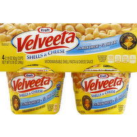 Velveeta Shells & Cheese, 2% Milk Cheese, 4 Each