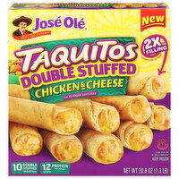 Jose Ole Double Stuffed Chicken & Cheese Taquitos - 10 Each