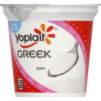 Yoplait Yogurt, Fat Free, Plain - 6 Ounce