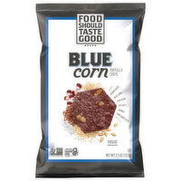 Food Should Taste Good Tortilla Chips, Blue Corn, 5.5 Ounce