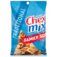 Chex Mix Snack Mix, Traditional, Family Size, 13.5 Ounce