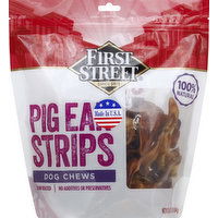 First Street Dog Chews, Pig Ear Strips - 4 Pound