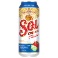 Sol Chelada Clasica Beer - 24 Fluid ounce