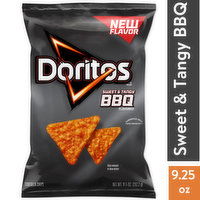 Doritos Tortilla Chips, BBQ Flavored, Sweet & Tangy - 9.25 Ounce