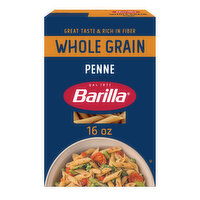 Barilla Whole Grain Penne - Non-GMO Pasta Made With 100% Whole Grain Durum Wheat - Great Source of Fiber, 16 Ounce