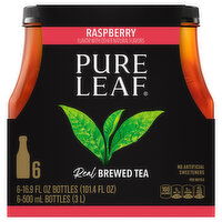 Pure Leaf Brewed Tea, Raspberry, Real - 6 Each