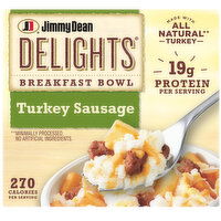 Jimmy Dean Delights Breakfast Bowl, Turkey Sausage, Frozen, Bowl - 7 Ounce