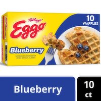 Eggo Frozen Waffles, Blueberry - 12.3 Ounce