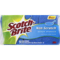 Scotch Brite Scrub Sponges, Non-Scratch, 9 Pack - 9 Each