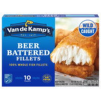 Van de Kamp's Wild Caught Beer Battered Fillets - 10 Each