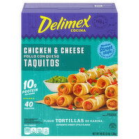 Delimex Taquitos, Chicken & Cheese - 48 Ounce