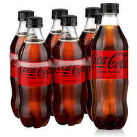 Coca-Cola Zero Sugar Diet Soda Soft Drink, 16.9 fl oz, 6 Each