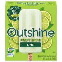 Outshine Lime Frozen Fruit Bars, 6 Count - 6 Each