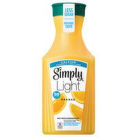 Simply  Light Orange Pulp Free With Calcium & Vitamin D Orange Juice, Non-Gmo - 52 Fluid ounce