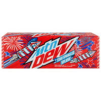 Mtn Dew Soda, Red Berry - 12 Each