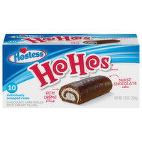 Hostess Cake, with Creamy Filling, Chocolate - 10 Each