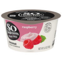 So Delicious Dairy Free Yogurt Alternative, Coconut, Raspberry - 5.3 Ounce