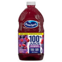 Ocean Spray 100% Juice, Cranberry Concord Grape, 64 Fluid ounce