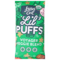 LesserEvil Lil' Puffs, Voyager Veggie Blend - 2.5 Ounce