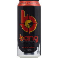 bang Potent Brain and Body Fuel, Citrus Twist, Super Creatine - 16 Ounce