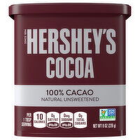 Hershey's Cocoa, 100% Cacao, 8 Ounce