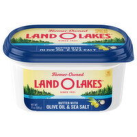 Land O Lakes Butter, with Olive Oil & Sea Salt, 21 Ounce