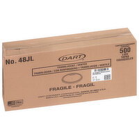 Dart 48 Series Translucent Vented Lid - 500 Each