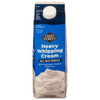 First Street Whipping Cream, Heavy, 36% Butterfat - 32 Fluid ounce