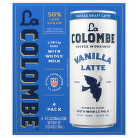 La Colombe Espresso Roast Vanilla Latte - 4 Litre
