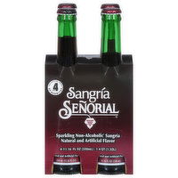 Sangria Senorial Sangria, Non-Alcoholic, Sparkling, 4 Pack - 4 Each