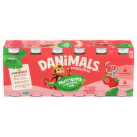 Danimals Strawberry & Watermelon Kids Low Fat Yogurt Smoothies - 12 Each