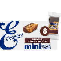 Entenmann's Brownie Chocolate Chip Mini Snack Cakes, 8 packs, 14 oz