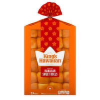 King's Hawaiian Original Hawaiian Sweet Rolls, 24 Count - 24 Ounce