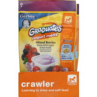 Gerber Yogurt Melts, Crawler, Mixed Berries - 7 Each