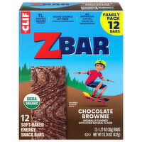 Zbar Soft-Baked Chocolate Brownie Energy Snack Bars Family Pack - 12 Each