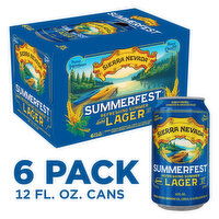 Sierra Nevada Sierra Nevada Summerfest Refreshing Summer Lager Craft Beer 6 Pack (12oz Cans) - 12 Fluid ounce