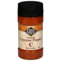 First Street Cayenne Pepper, Ground - 2.4 Ounce