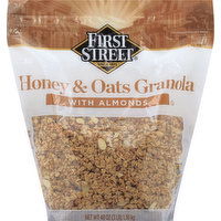 FIRST STREET Granola, with Almonds, Honey & Oats - 48 Ounce