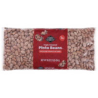 First Street Pinto Beans, Triple Cleaned - 16 Ounce