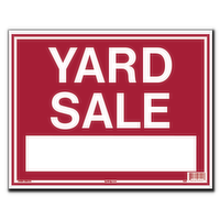 Yard Sale Sign 12 X 9 - 1 Each