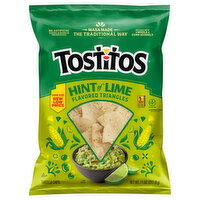 Tostitos Triangles Hint of Lime Flavored Tortilla Chips