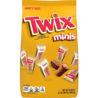 TWIX Cookie Bars, Milk Chocolate, Caramel, Minis, Party Size - 35.6 Ounce