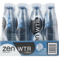 Zen Essentials Alkaline Water, Vapor Distilled - 12 Each